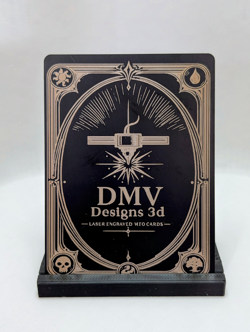Custom Metal MTG Card | Laser Engraved Stainless Steel Magic Card | Commander Alter | Personalized MTG Gift | Custom Trading Card
