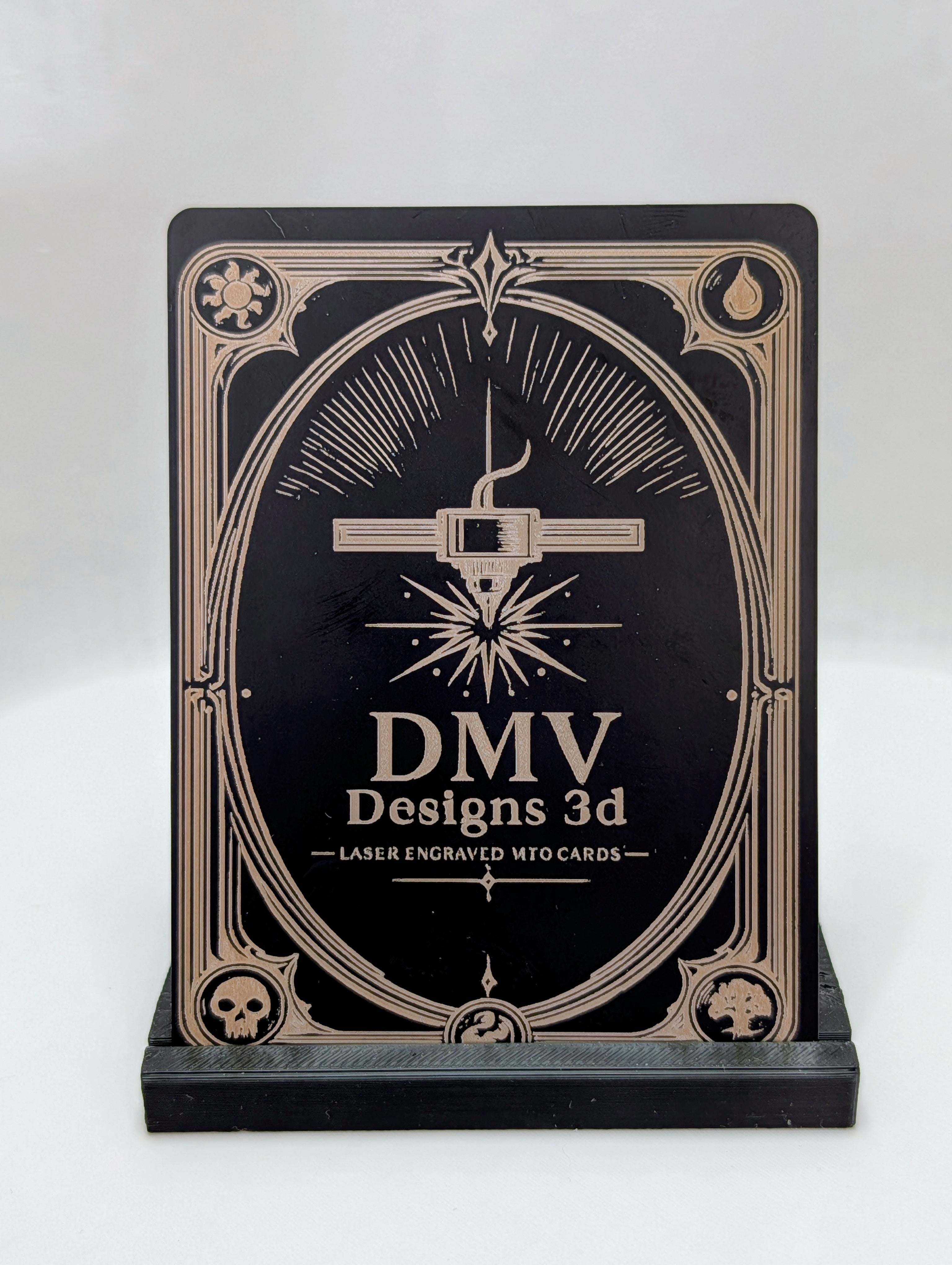 Custom Metal MTG Card | Laser Engraved Stainless Steel Magic Card | Commander Alter | Personalized MTG Gift | Custom Trading Card
