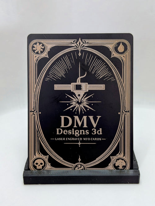 Custom Metal MTG Card | Laser Engraved Stainless Steel Magic Card | Commander Alter | Personalized MTG Gift | Custom Trading Card