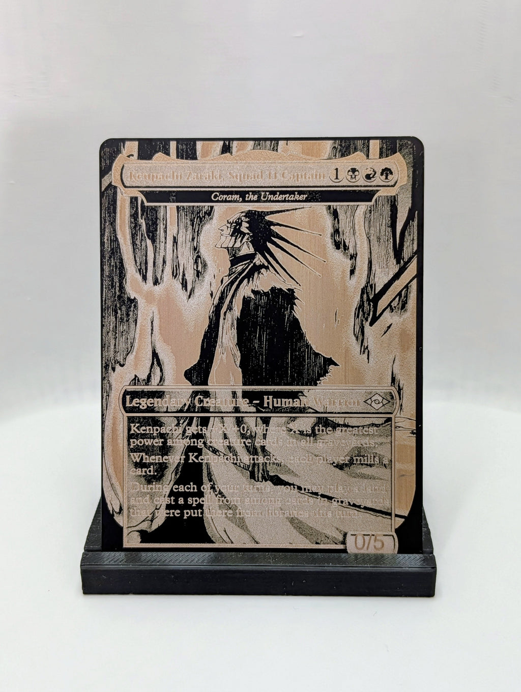 Custom Metal MTG Card | Laser Engraved Stainless Steel Magic Card | Commander Alter | Personalized MTG Gift | Custom Trading Card