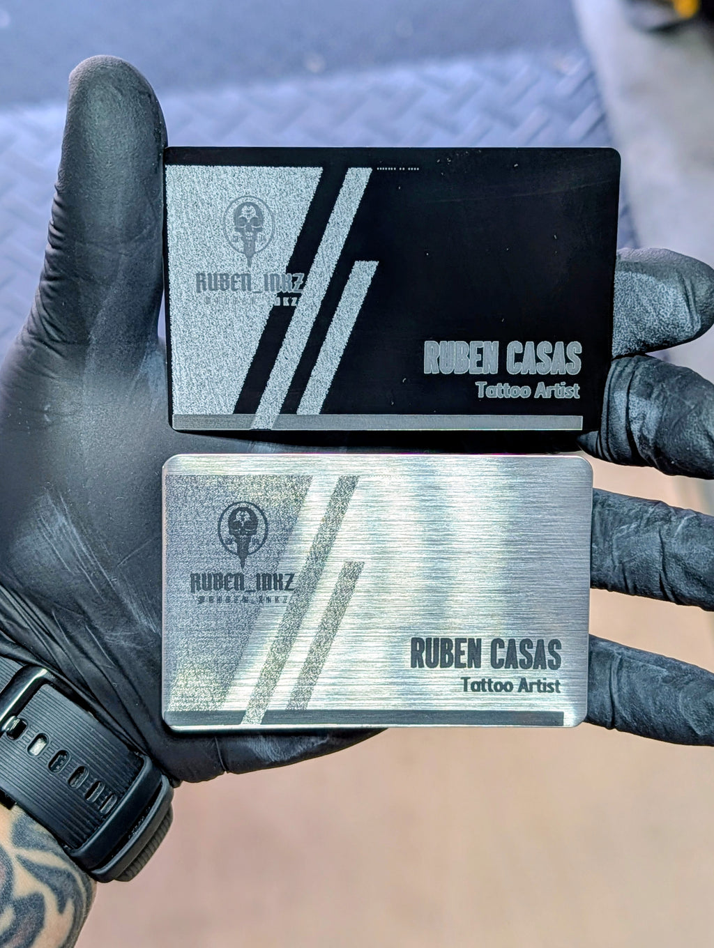 Custom Engraved Metal Business Cards | Stainless Steel & Anodized Aluminum | Personalized Luxury Networking Cards
